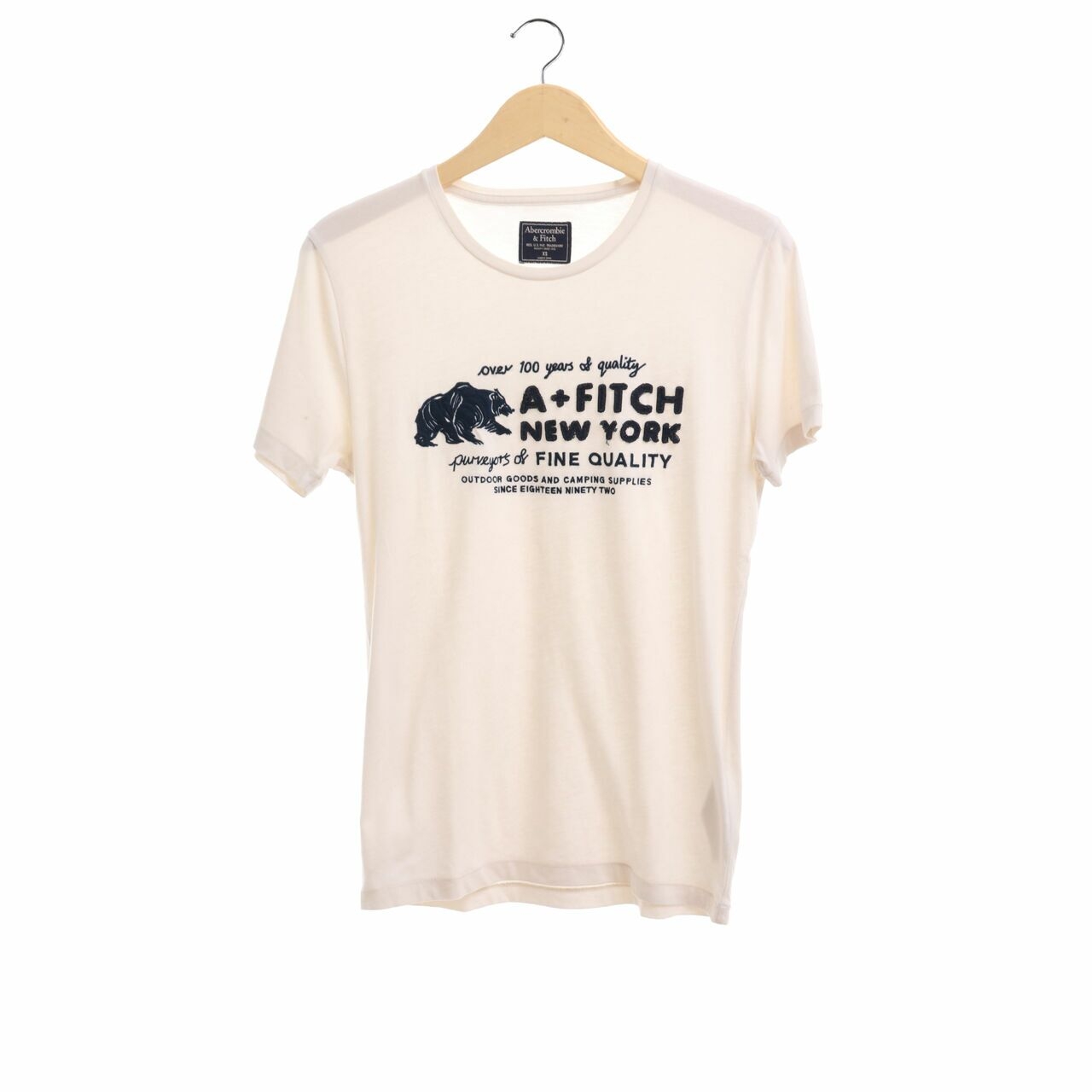 Abercrombie & Fitch Off White T-Shirt