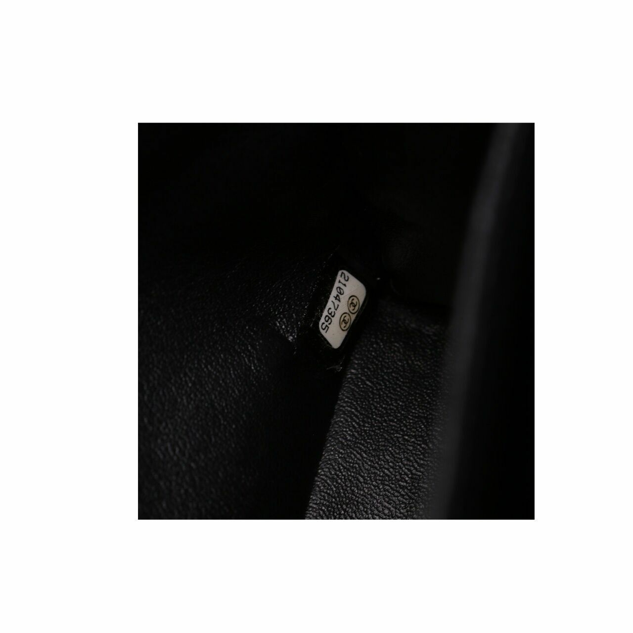 Chanel Canvas Black & White Medium Double Flap Shoulder Bag