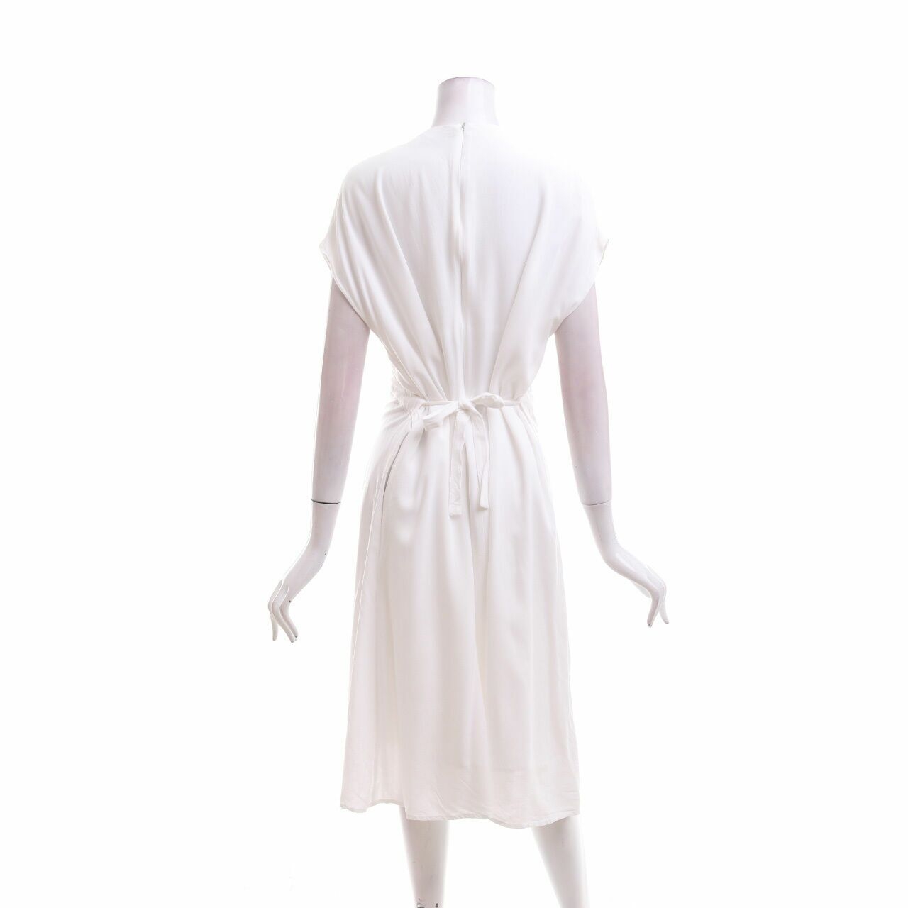 Eunoia Off White Midi Dress