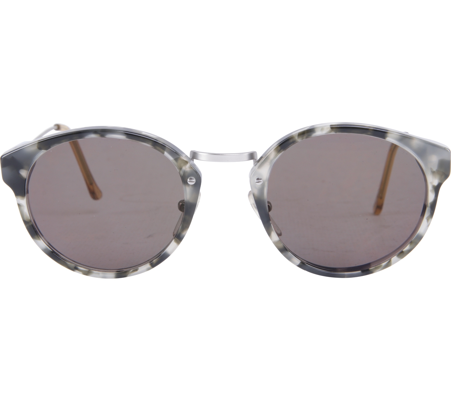 By Retrosuperfuture Grey Black Mirror Sunglasses