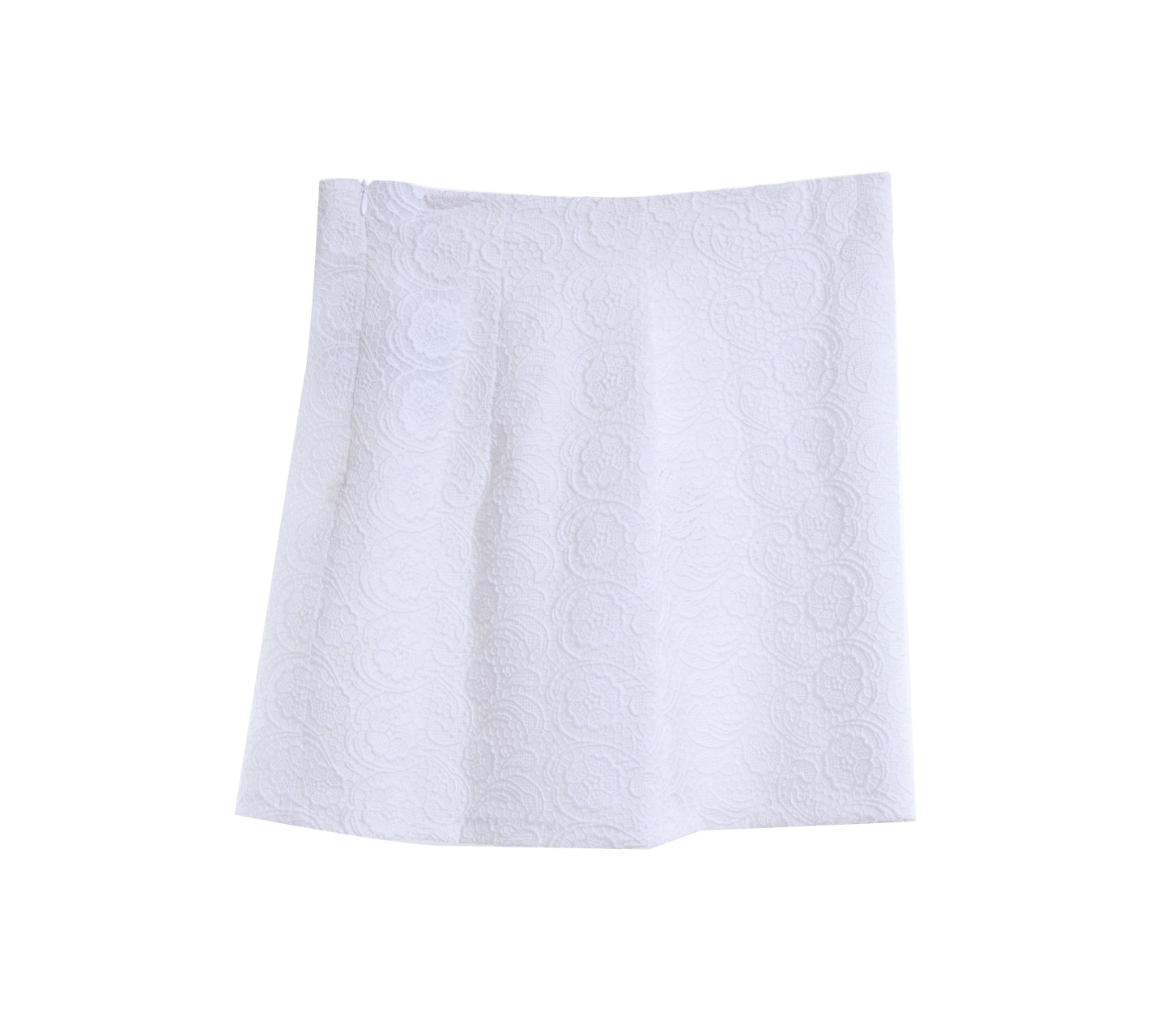 Zara White Lace Mini Skirt