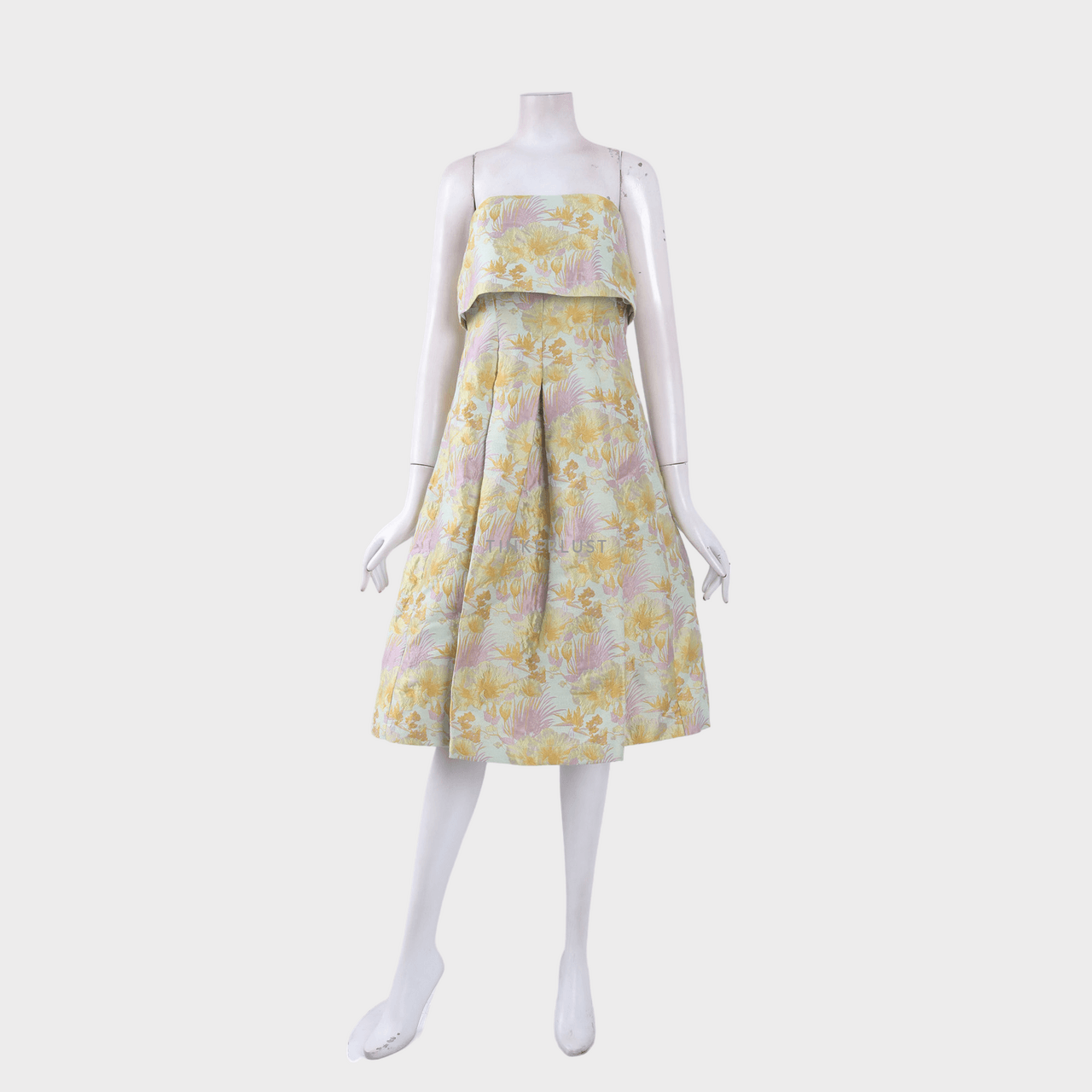 Asos Multi Floral Tube Mini Dress