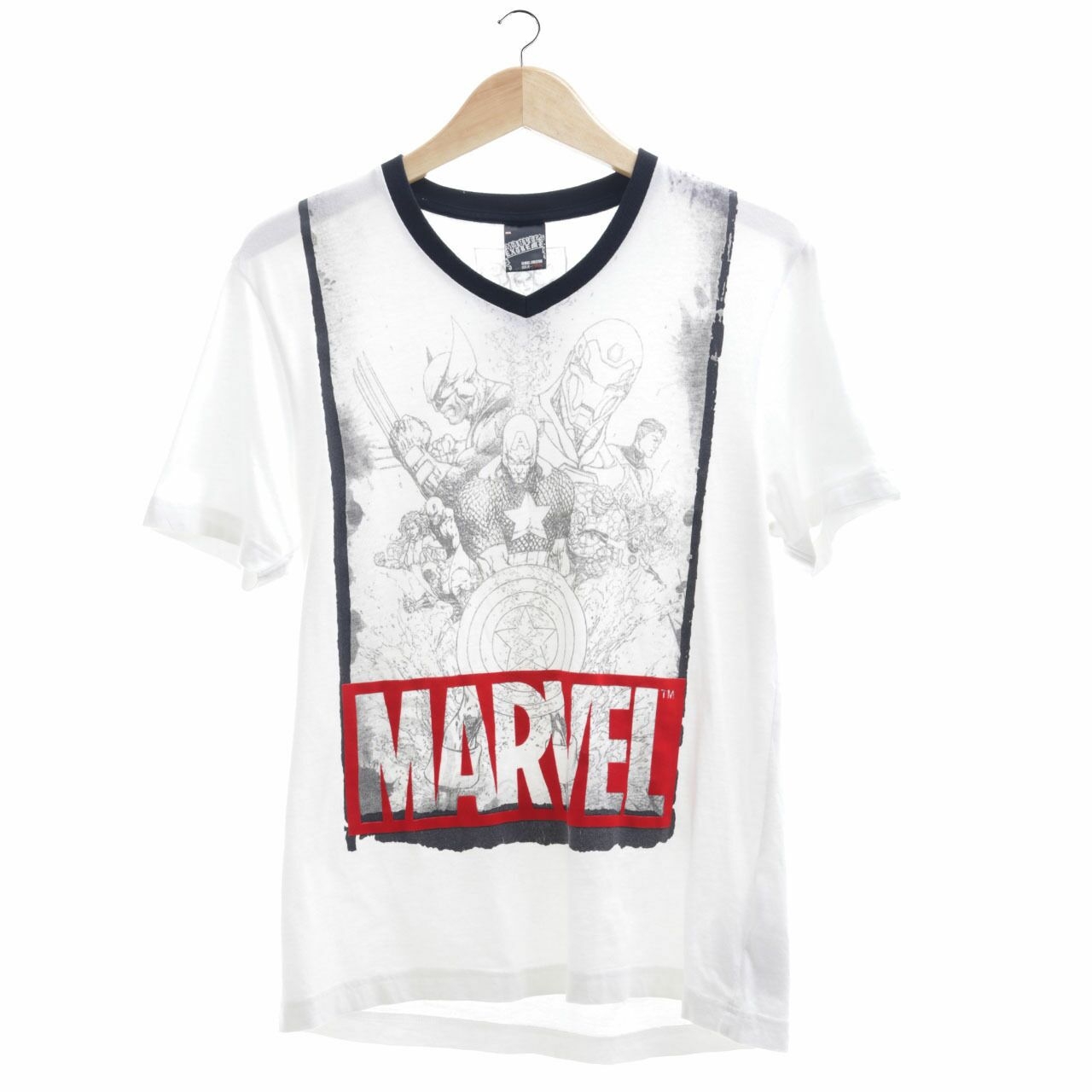 Samuel & Kevin White Marvel T-Shirt