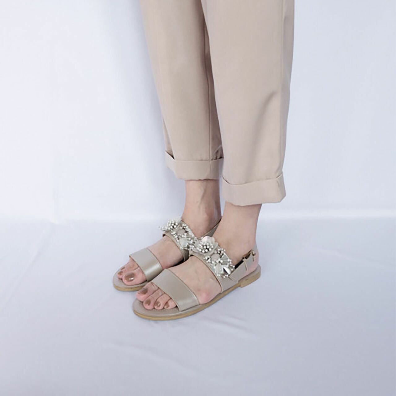 Pvra Silver Duvva Sandals [36]