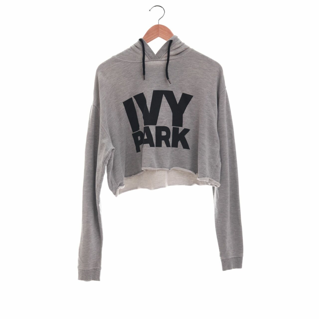 Ivy Park Grey Crop Hoodie Sweater
