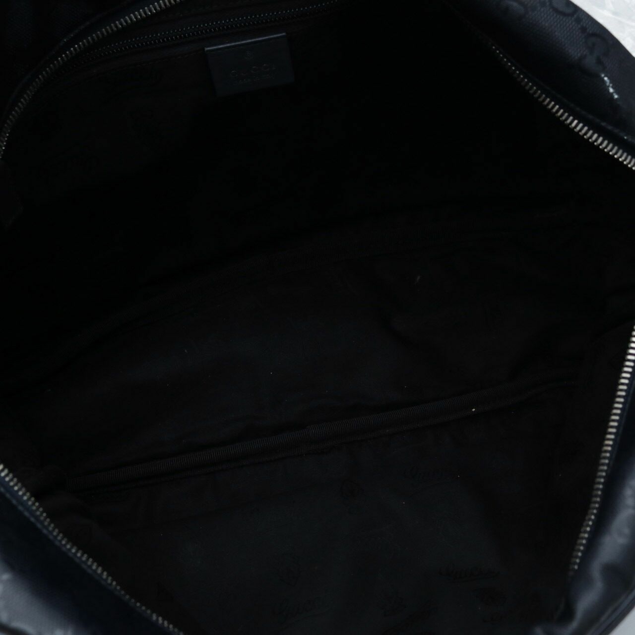 Gucci Black GG Imprame Coated Shoulder Bag