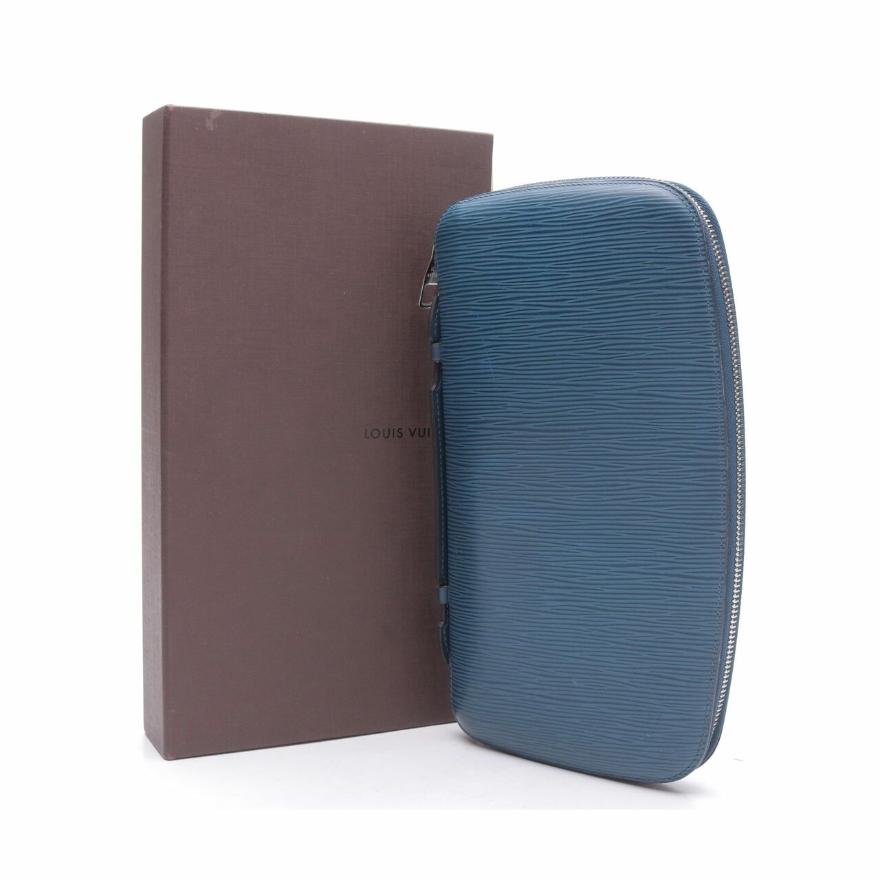 Louis Vuitton Epi Leather Blue Zippy Wallet 