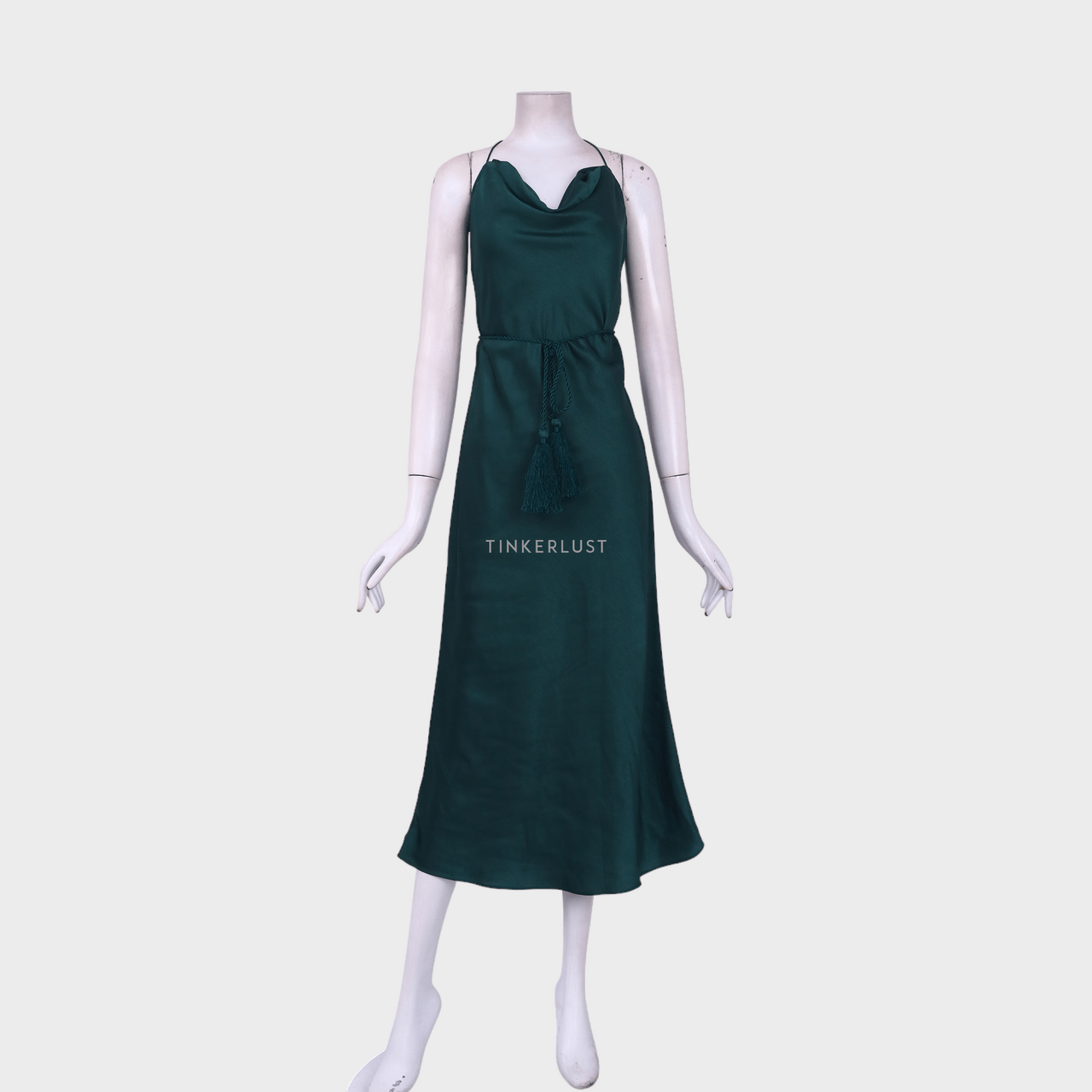Pafon Green Long Dress