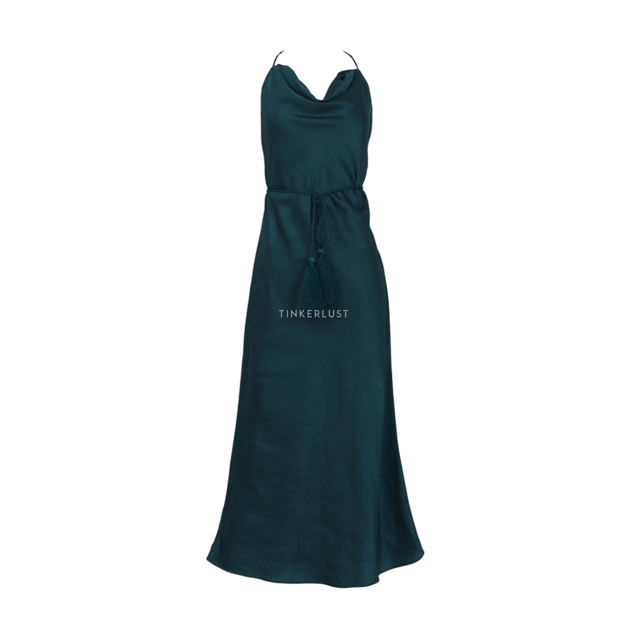 Pafon Green Long Dress