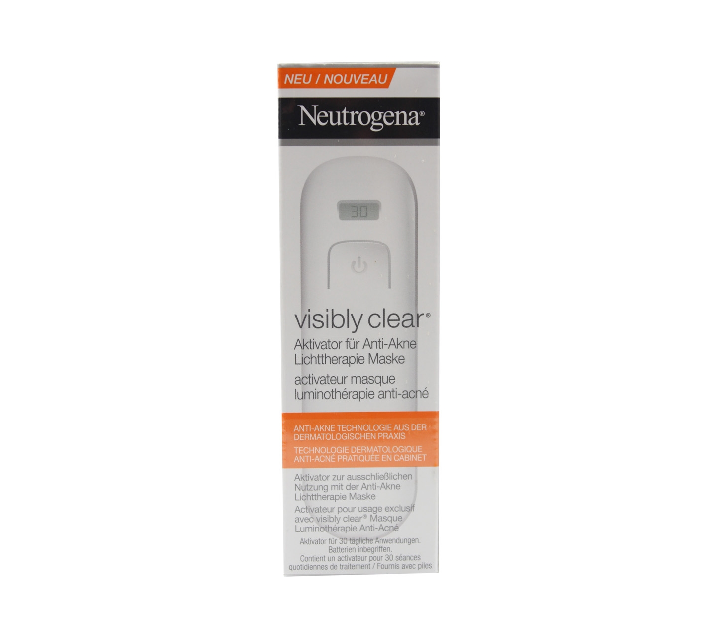 Neutrogena Visibly Clear Light Therapy Acne Mask Activator Skin Care