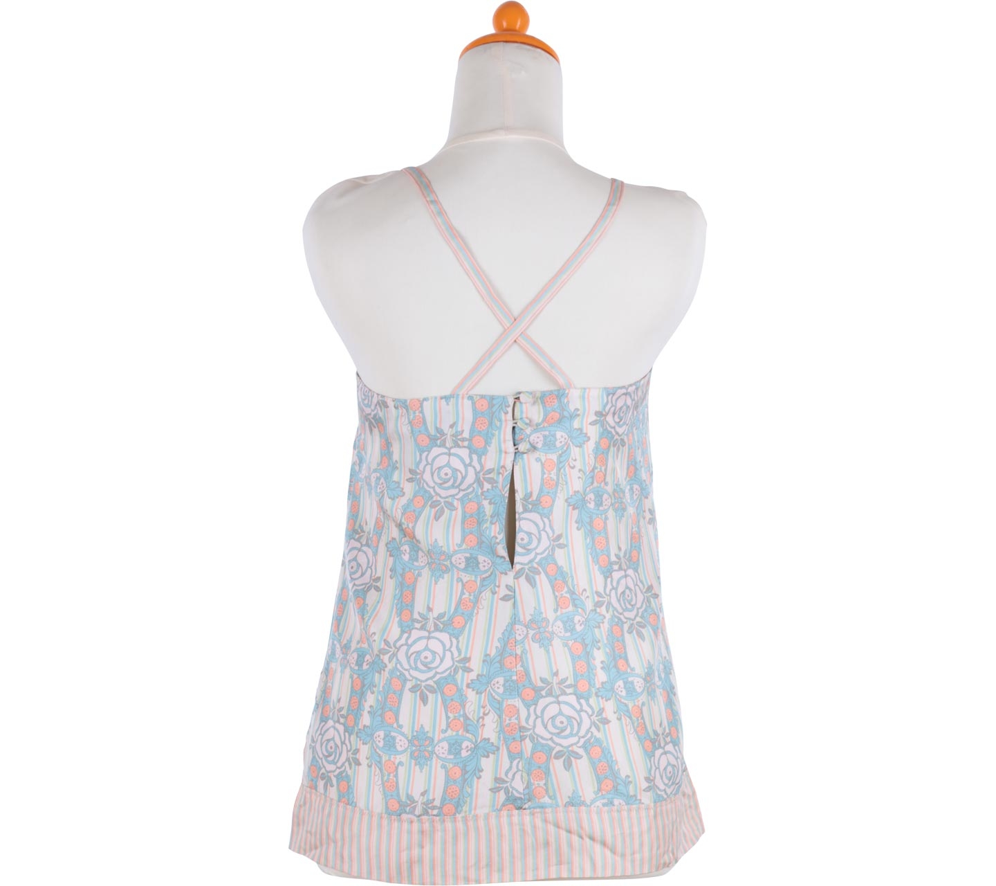 French Connection Multi Colour Cross Strap Floral Sleeveless