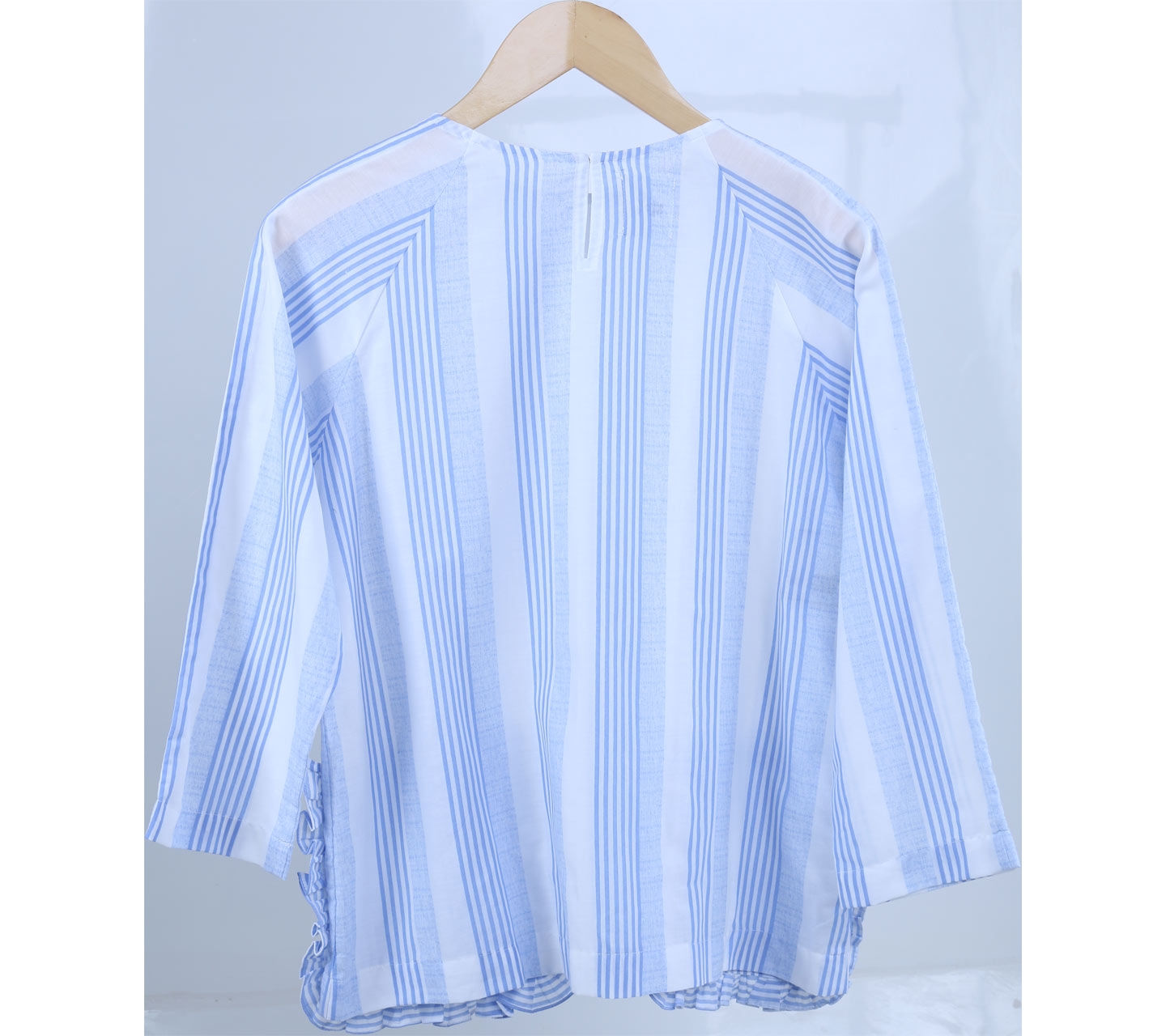 Slovv Blue And White Striped Blouse