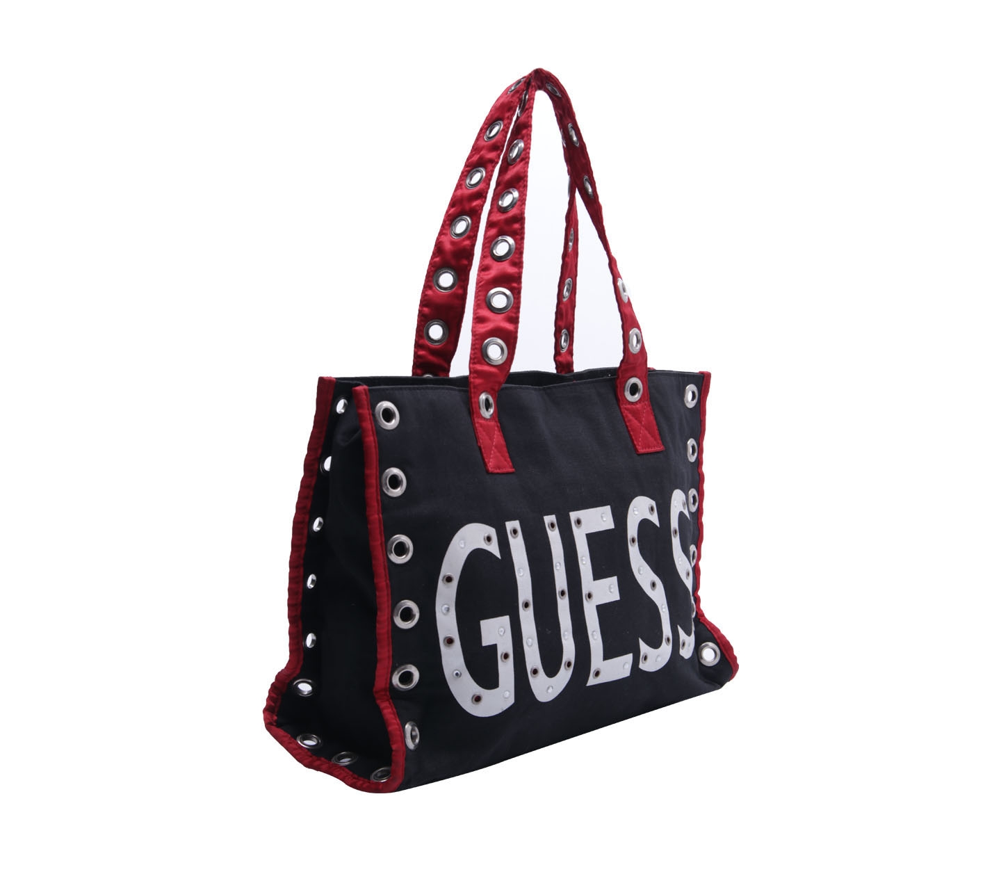 Guess Black & Red Handbag