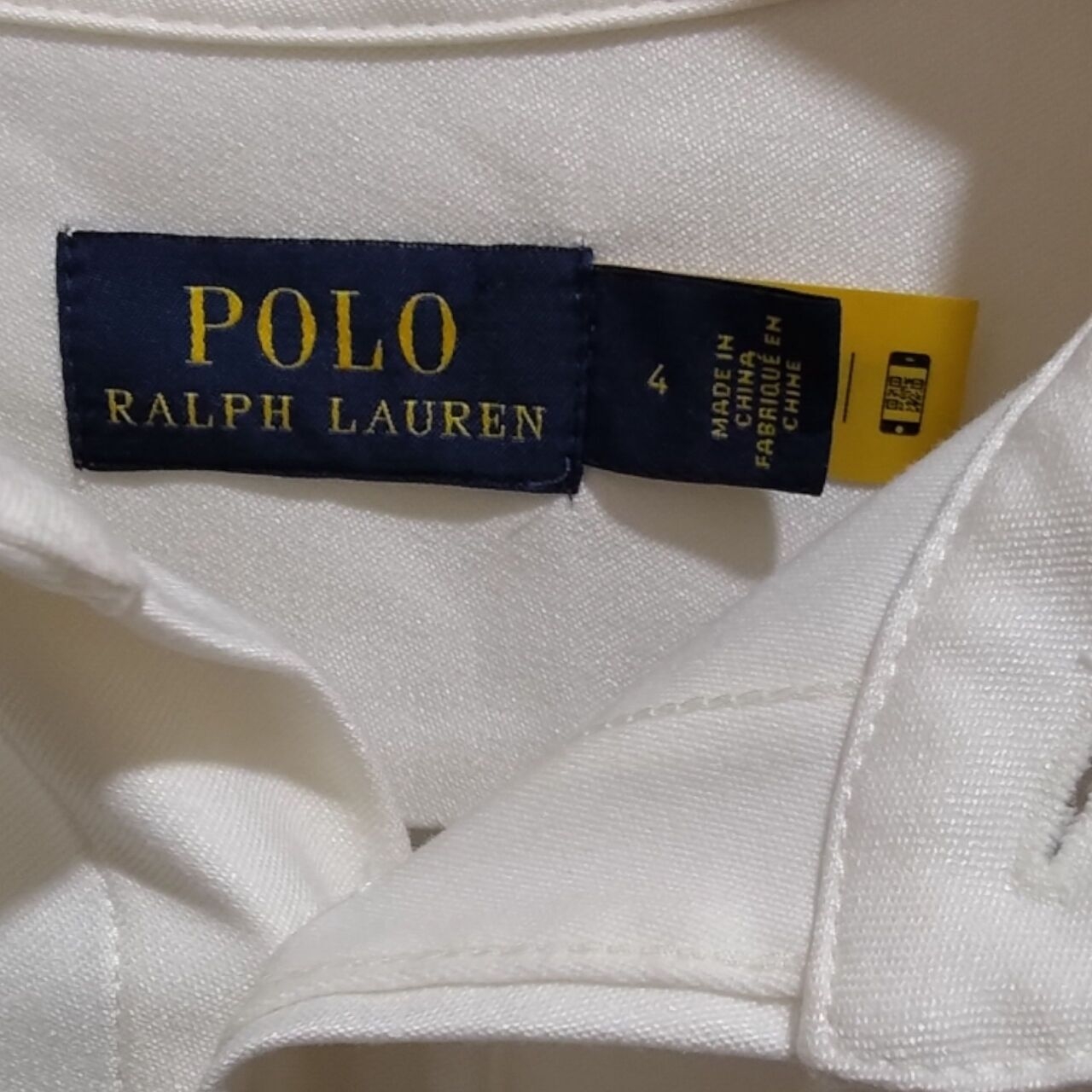 Polo Ralph Lauren White Pleated Midi Dress
