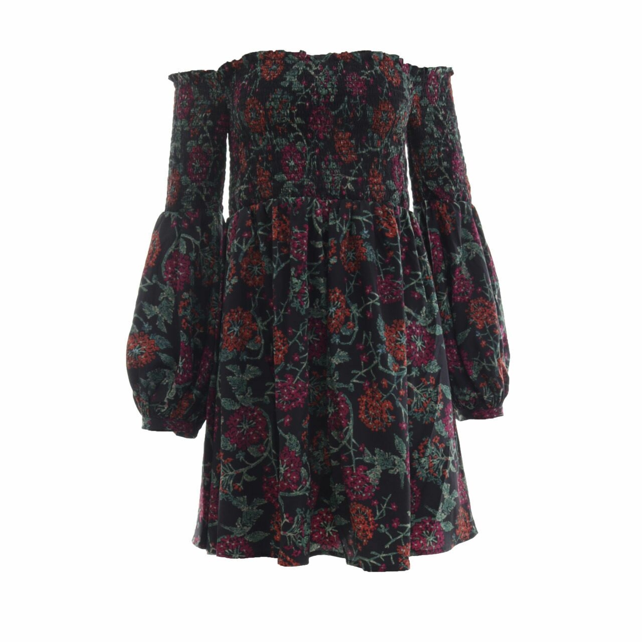 likely Black Floral Blouse