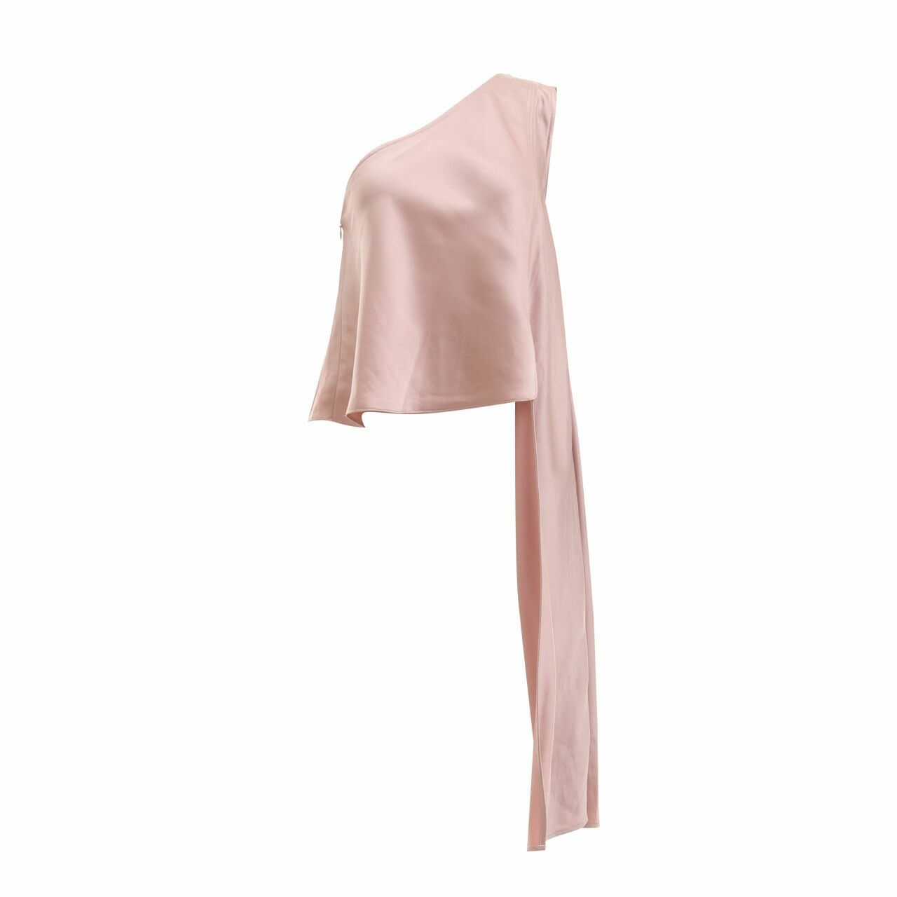 Natalia/Kiantoro Dusty Pink Asymmetric One Shoulder Sleeveless