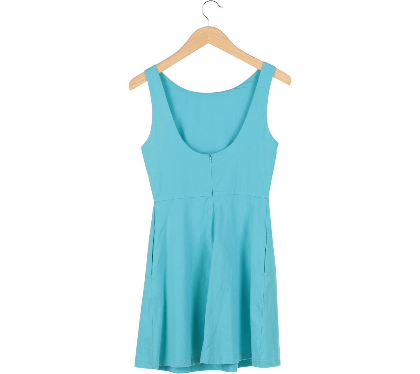 Zara Blue Sleeveless Mini Dress