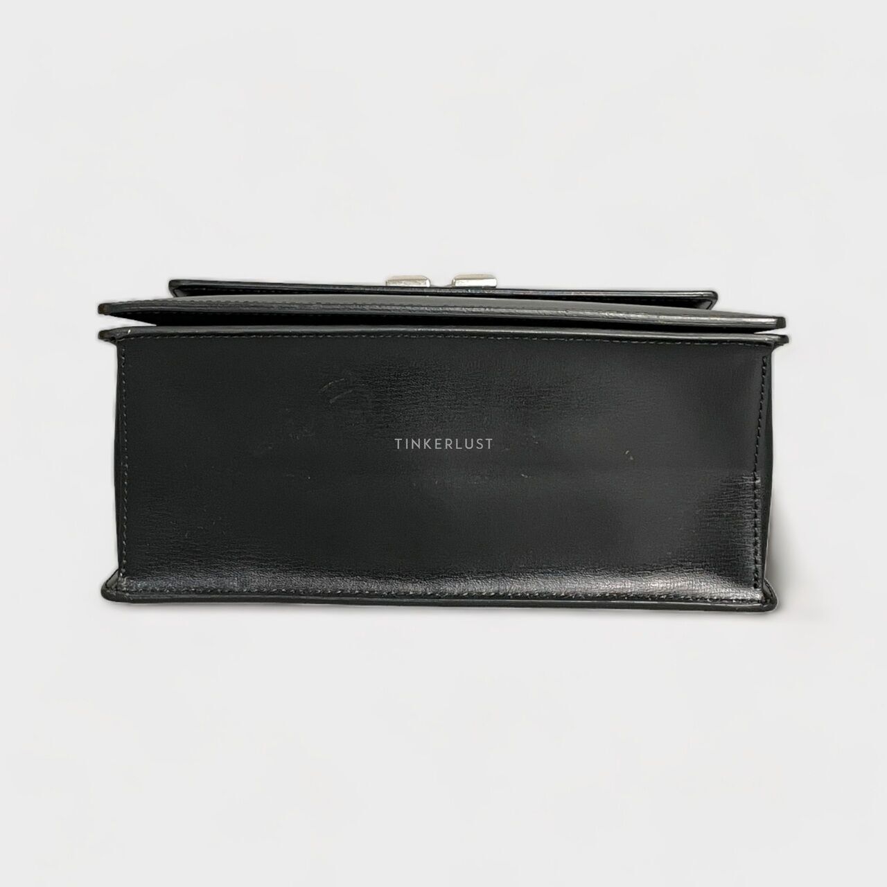 Off-White Cash Jitney 1.4  Black Calfskin SHW Handbag