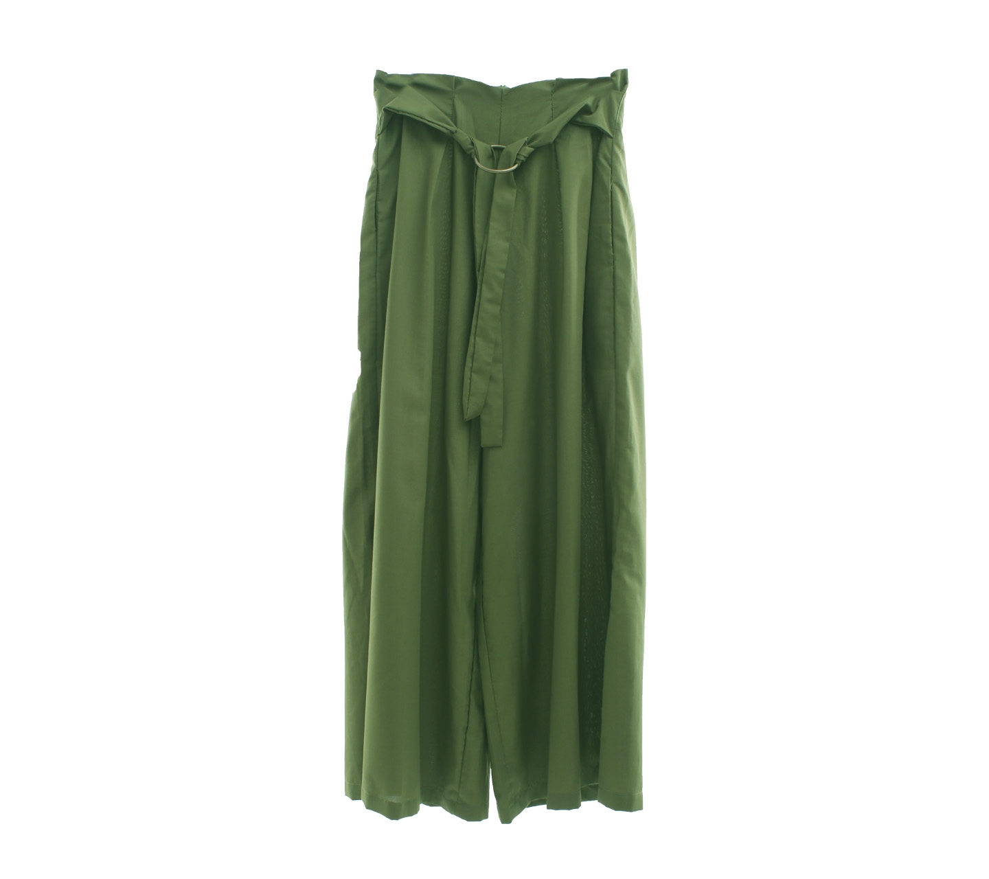Saint X Sinner Dark Green Culotes with Strap Trousers
