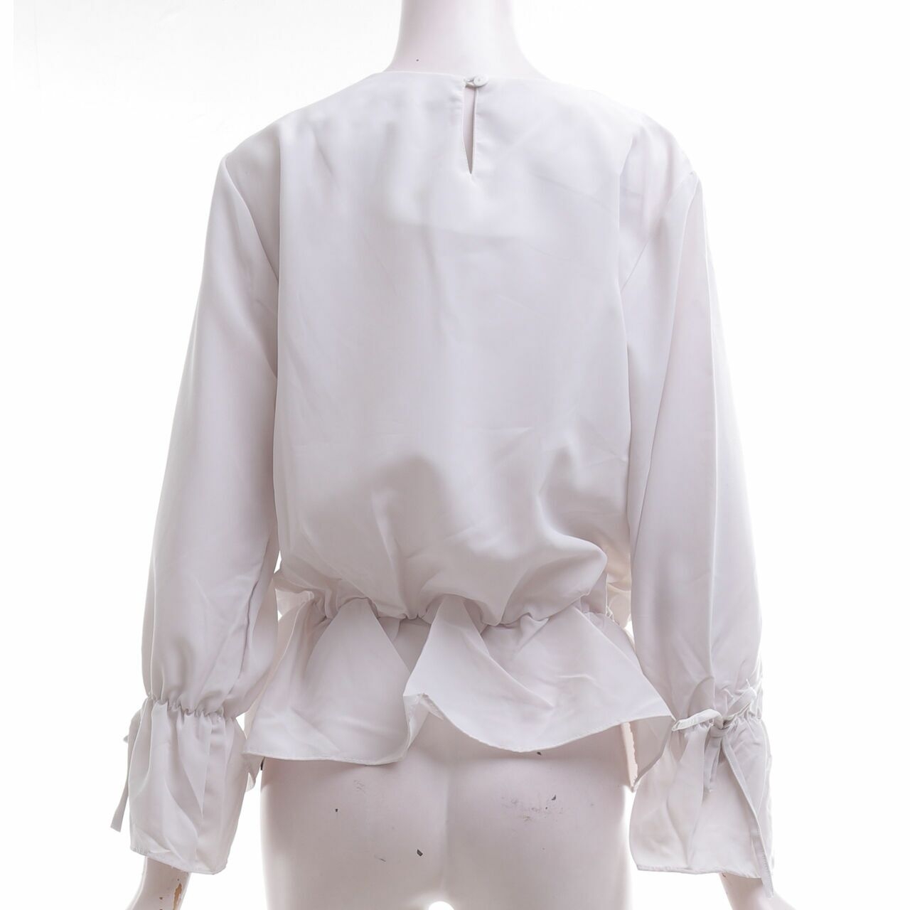 Faux The Label Off White Blouse