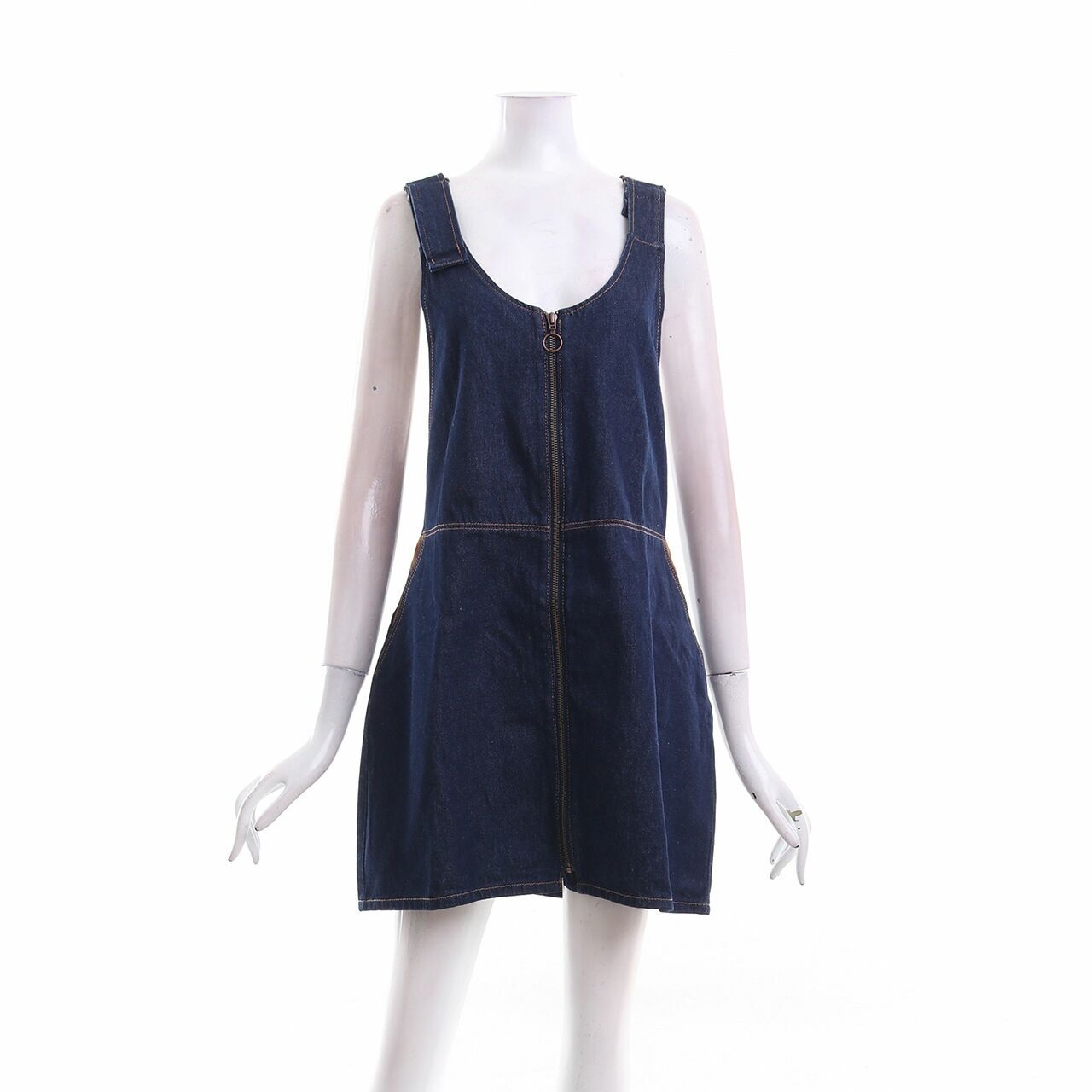 Zara Blue Denim Mini Dress