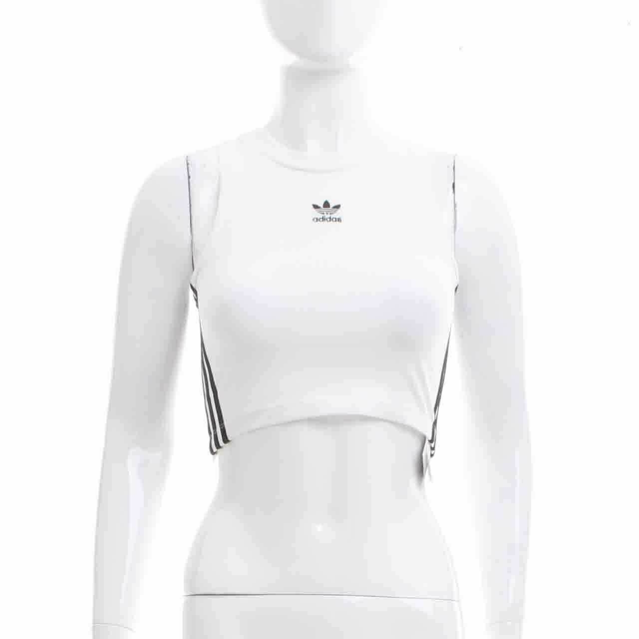 Adidas White Sleeveless