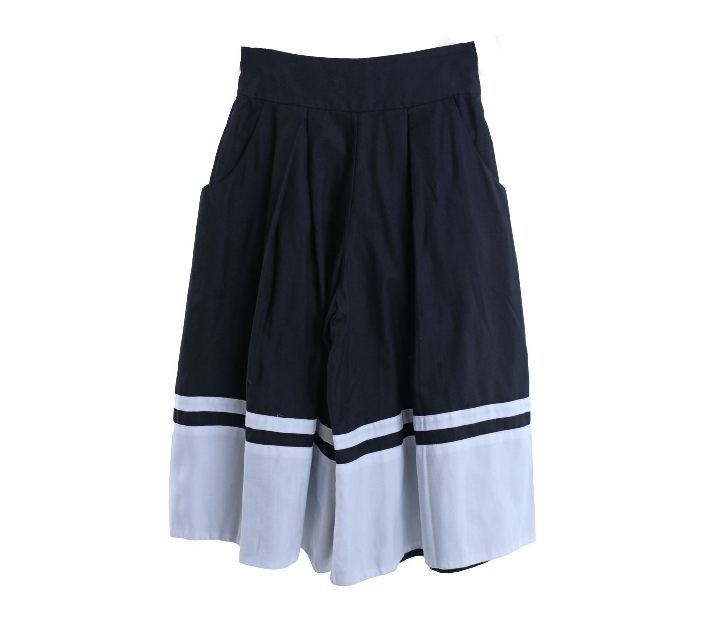 Online Workrobe Black And White Cropped Pants