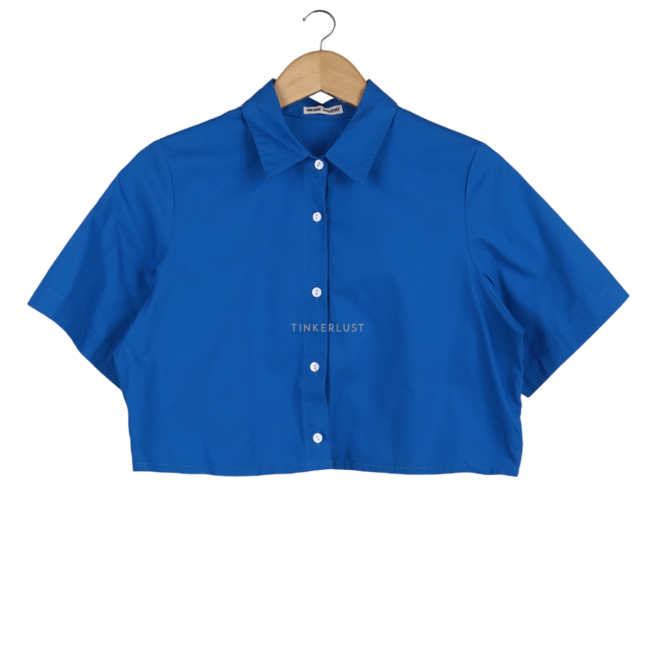 Private Collection Blue Crop Shirt