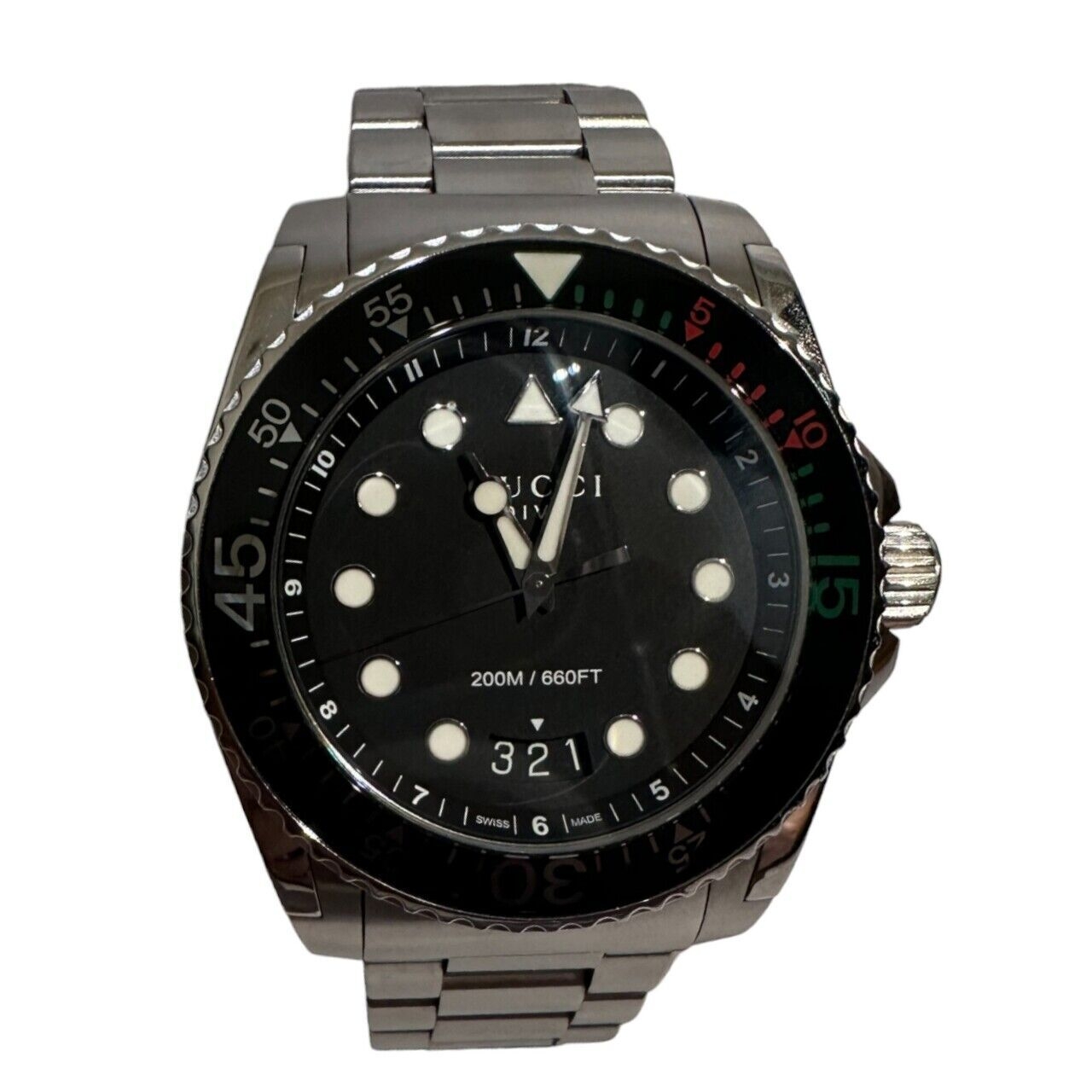 Gucci Dive 136.2 Watch Silver Watch