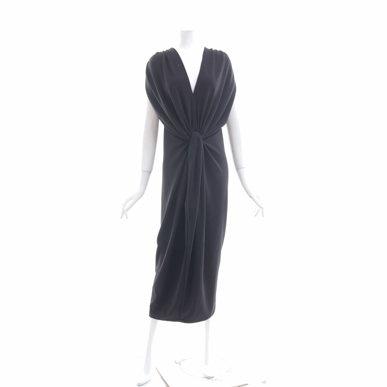 AVGAL Black Midi Dress