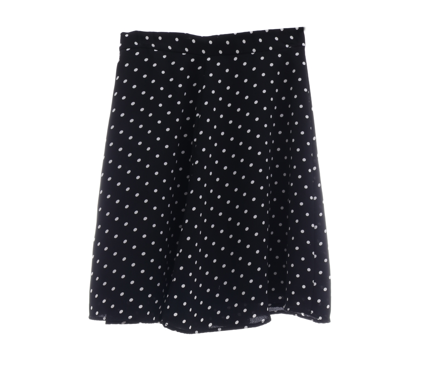 Connexion Black Polkadot Mini Skirt