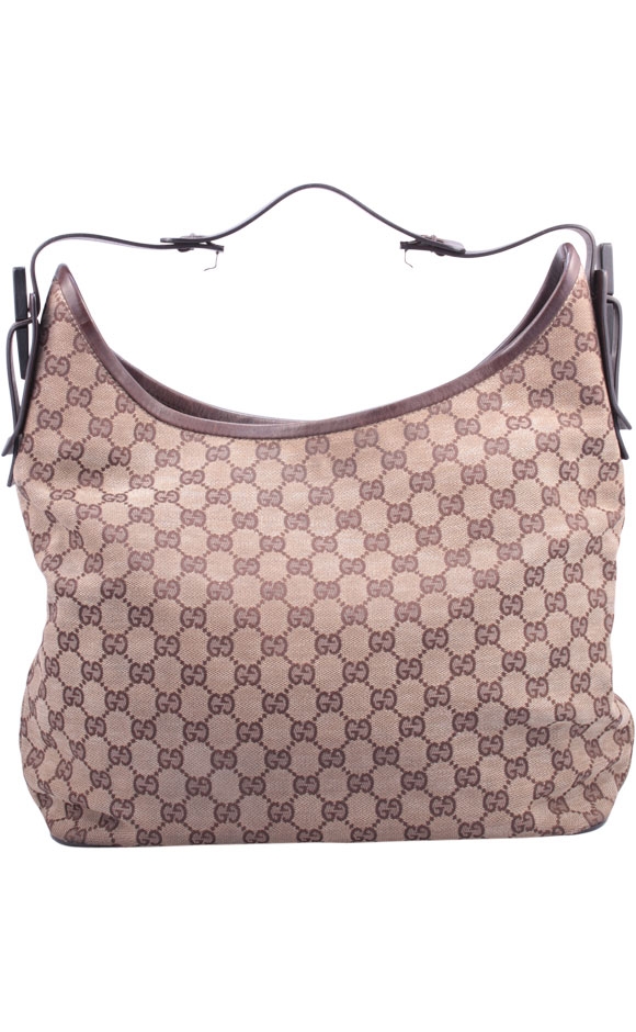 Gucci Brown Monogram Hand Bag