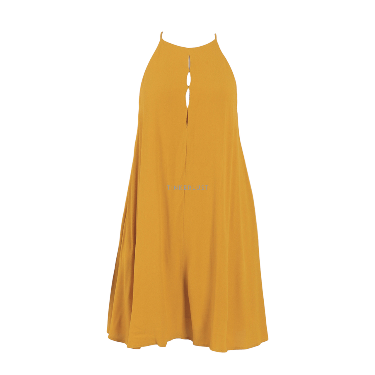 Zara Mustard Mini Dress