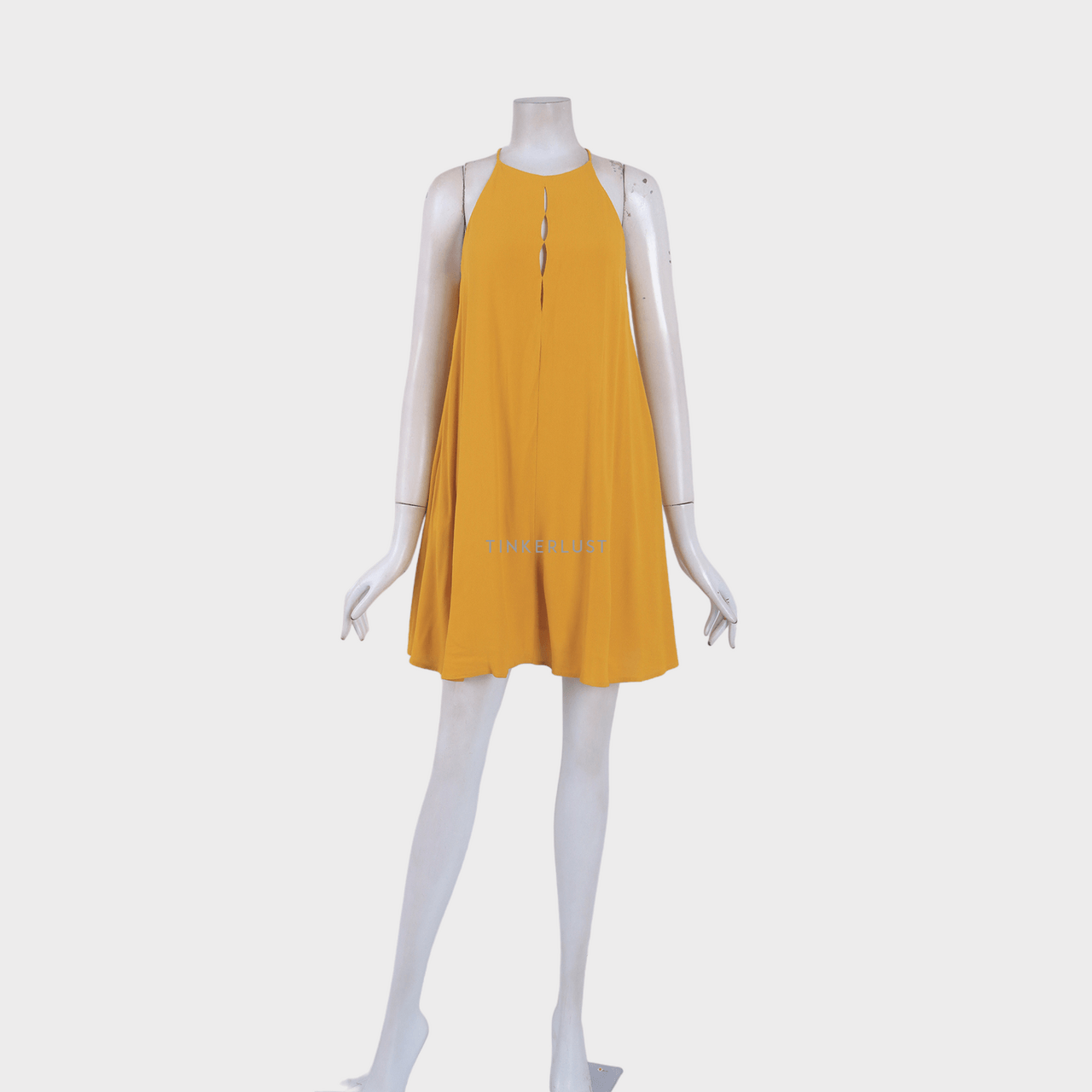 Zara Mustard Mini Dress