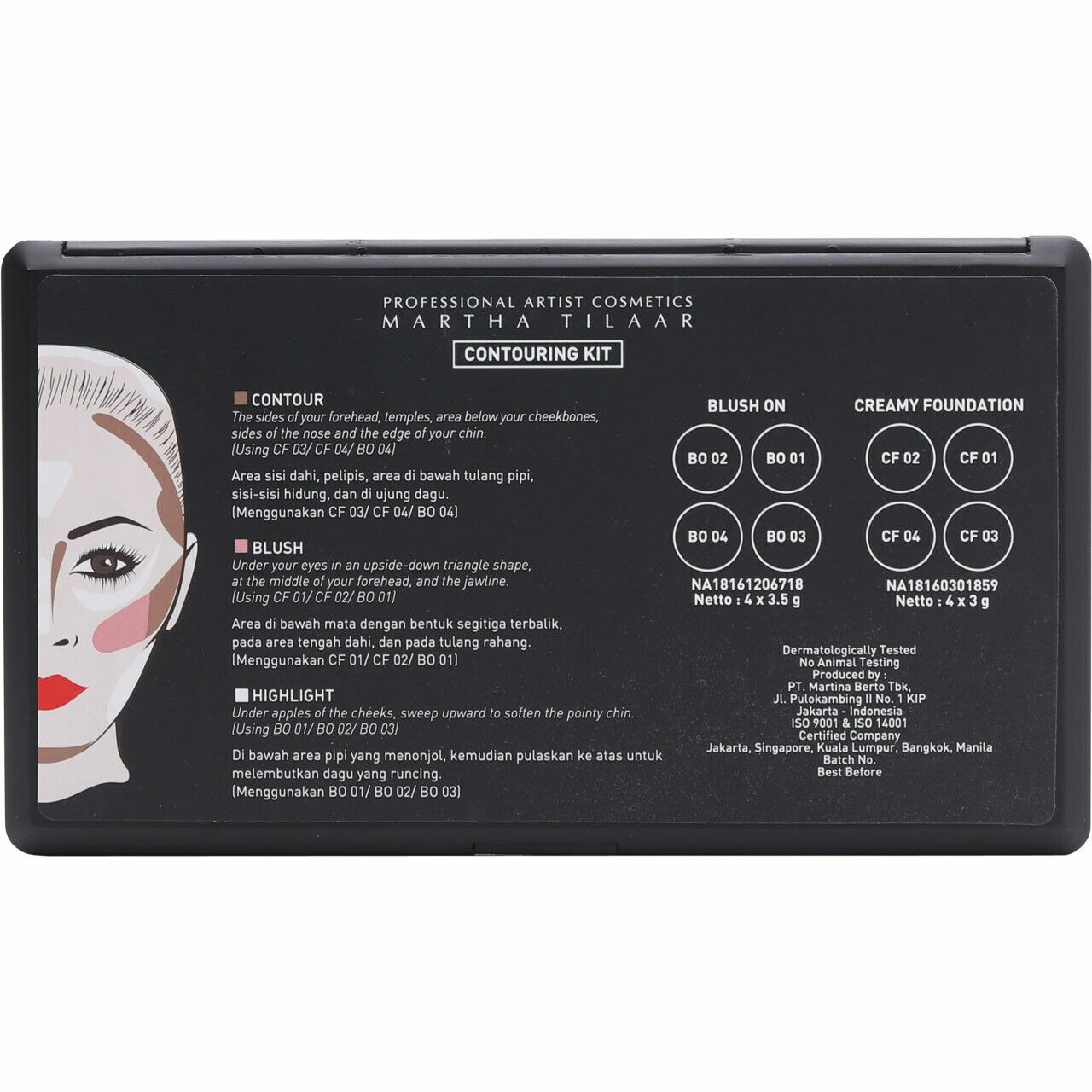 PAC Contouring KIT Sets and Palette
