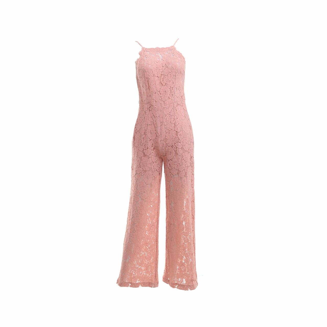 Creme De La Creme Pink Jumpsuit