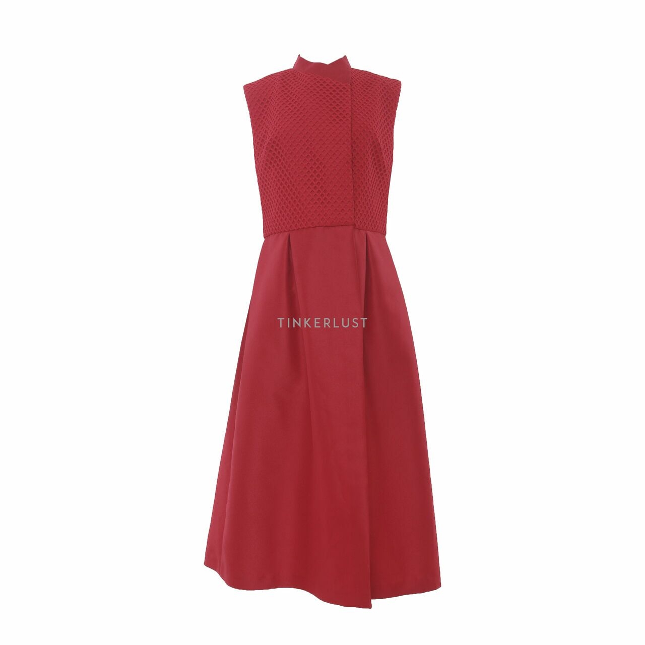 Leux Red Midi Dress
