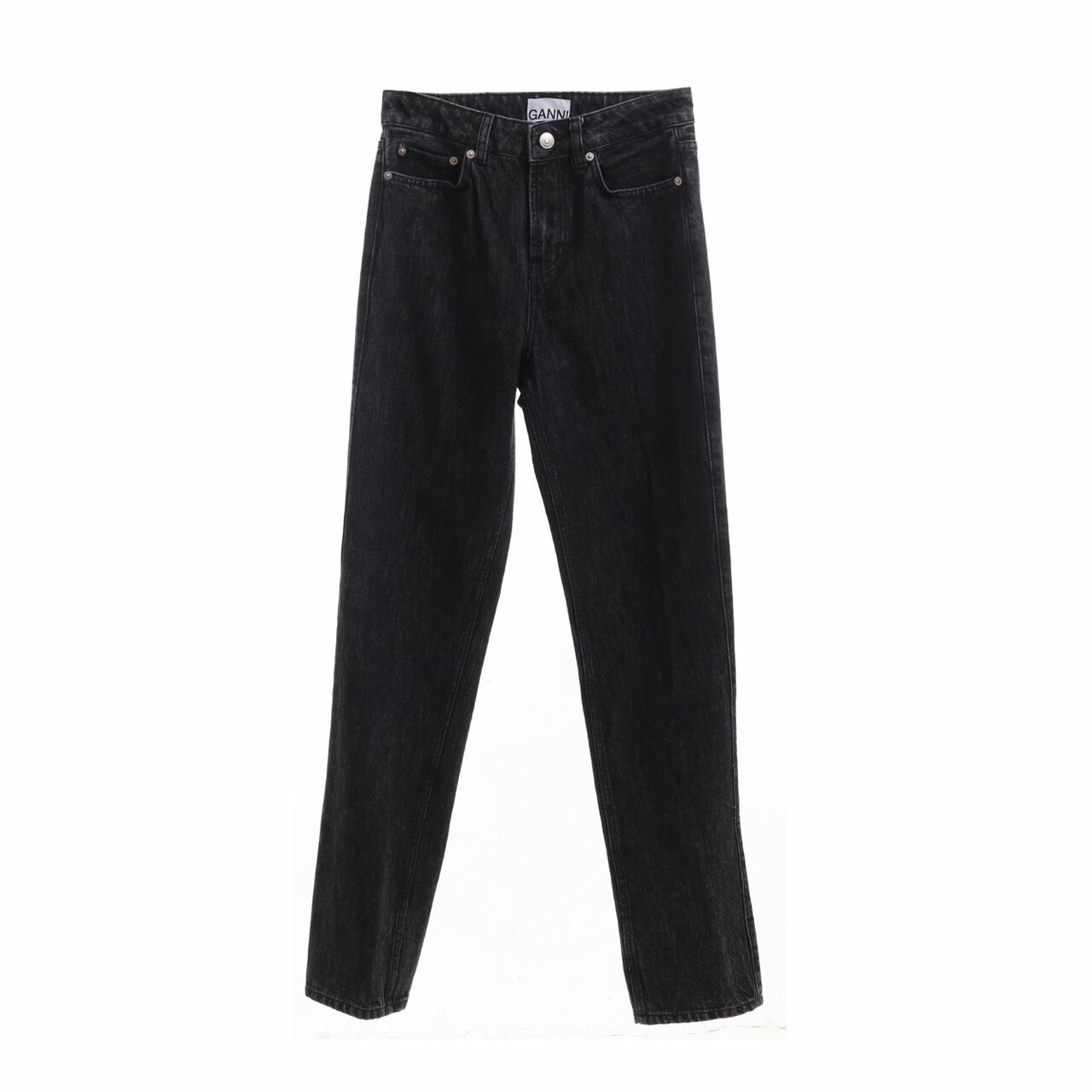 Ganni Black Denim Jeans long Pants