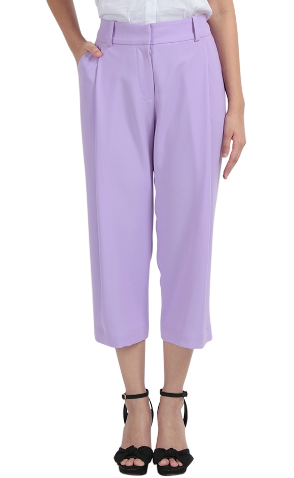 Purple Crop Pants