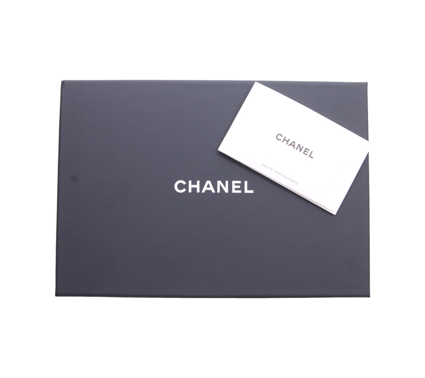 Chanel Cream & Black Clutch