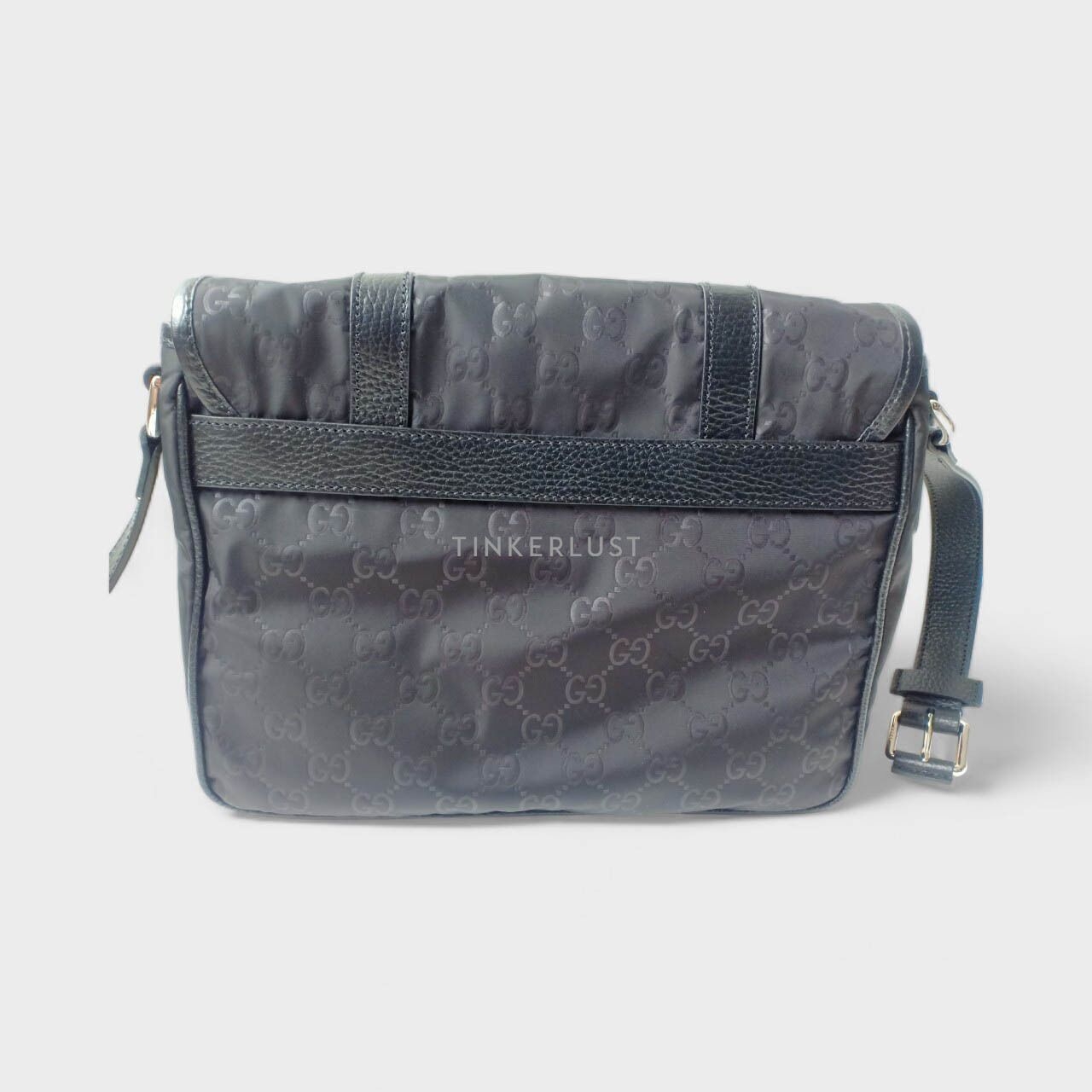 Gucci Messenger Black Nylon Shoulder Bag