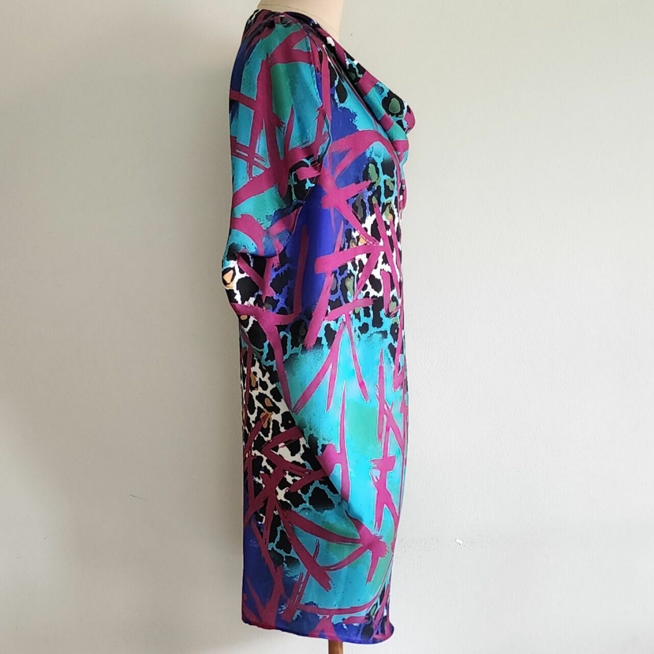 Space Styleconcept Multicolour Animal Print Moo-moo Dress