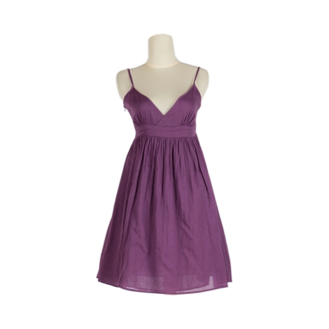 Purple Baby Doll Mini Dress