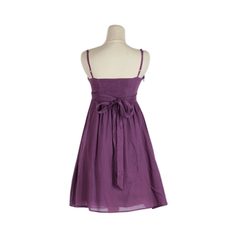 Purple Baby Doll Mini Dress