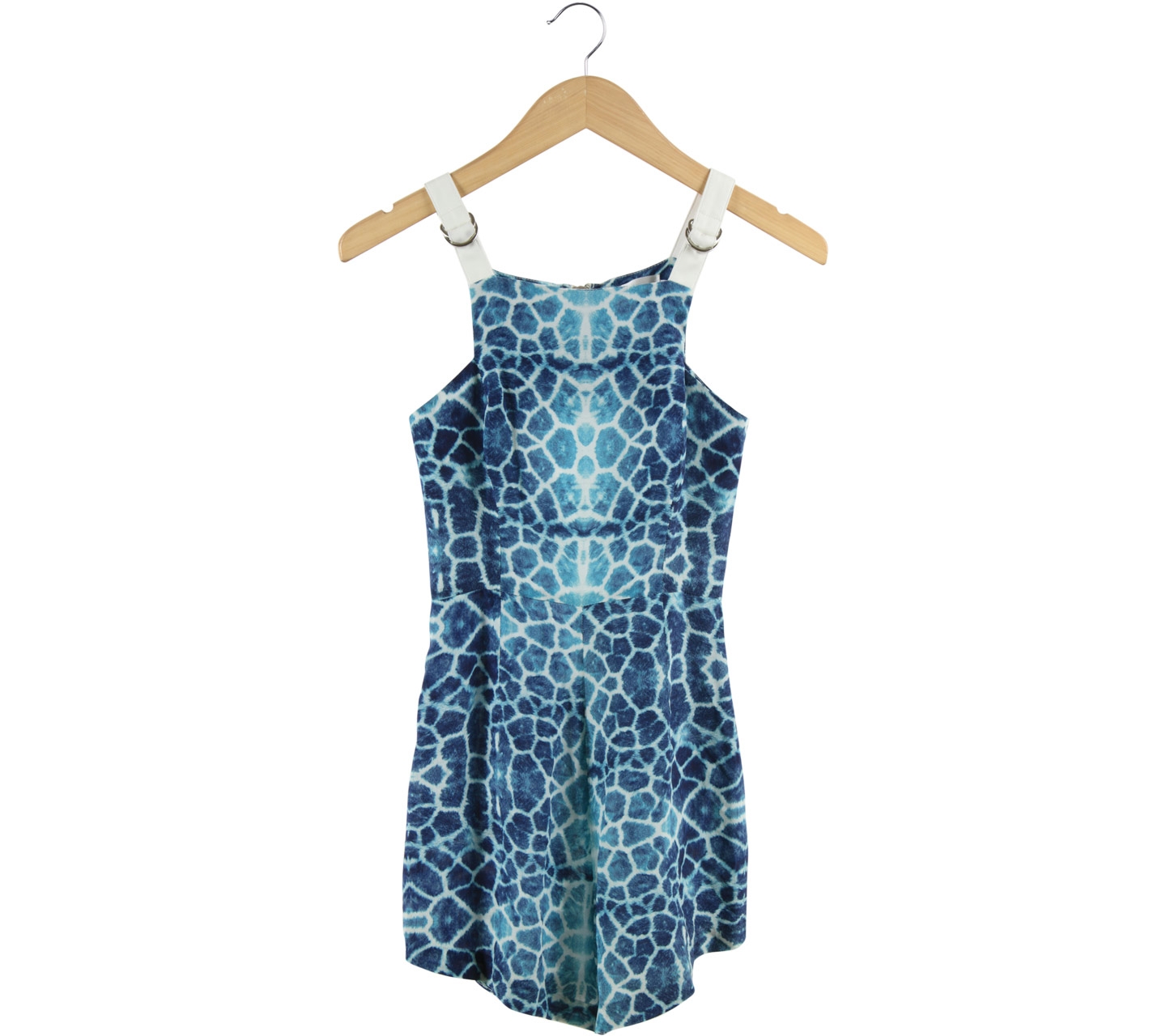 Shakuhachi Blue And White Patterned Jumpsuit