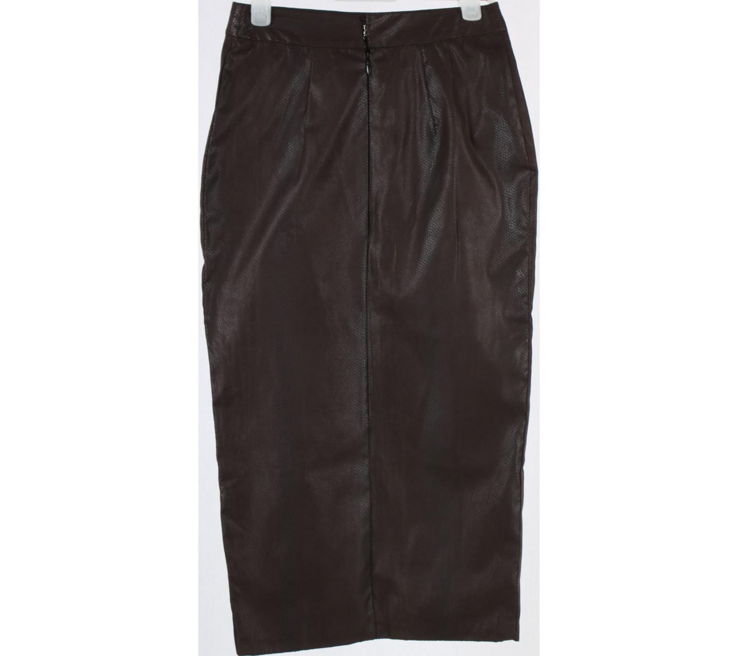 Icorisio Brown Snakeskin Skirt