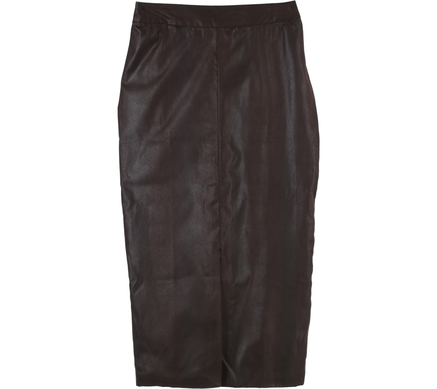 Icorisio Brown Snakeskin Skirt