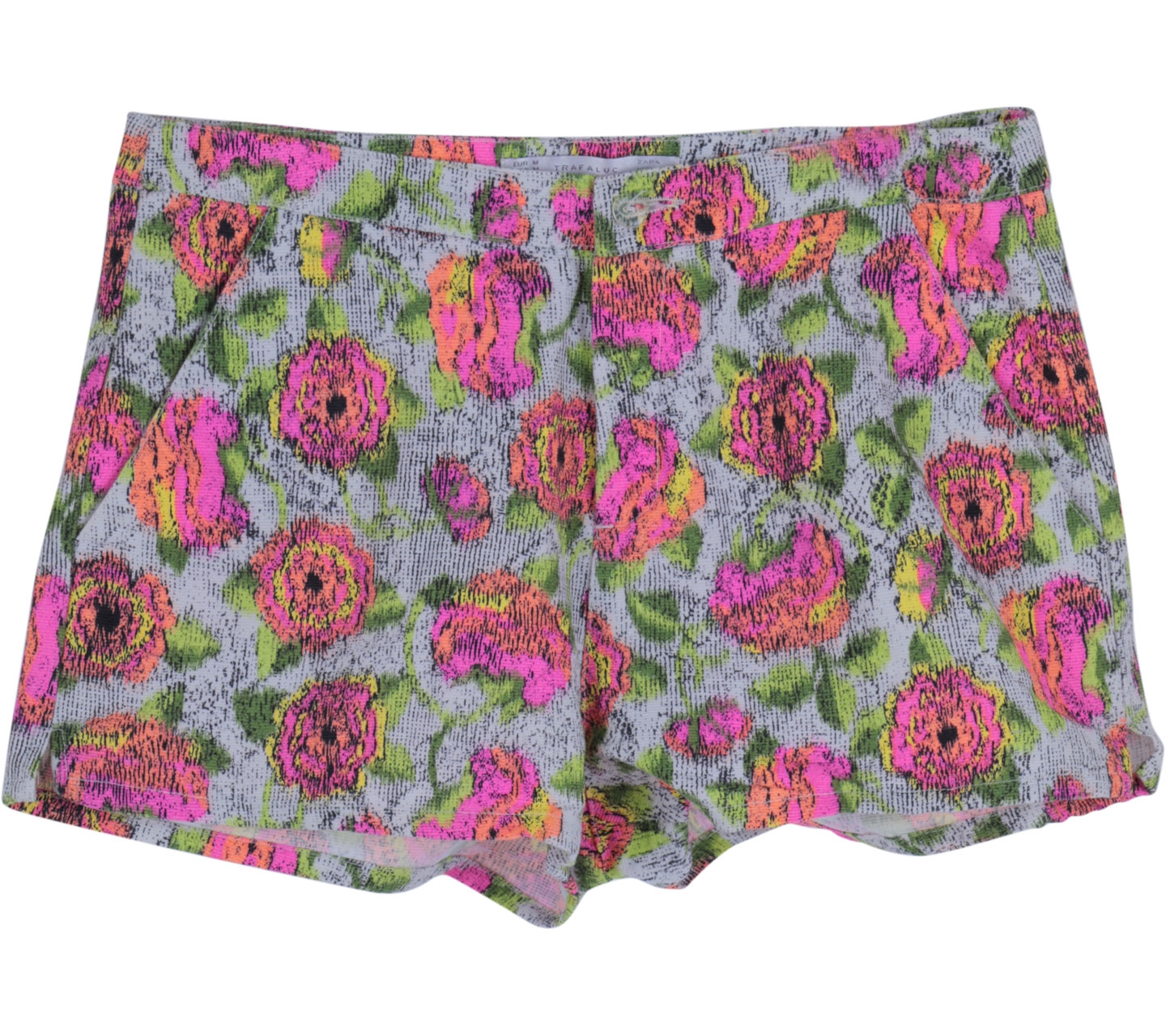 Zara Multi Colour Floral Shorts Pants