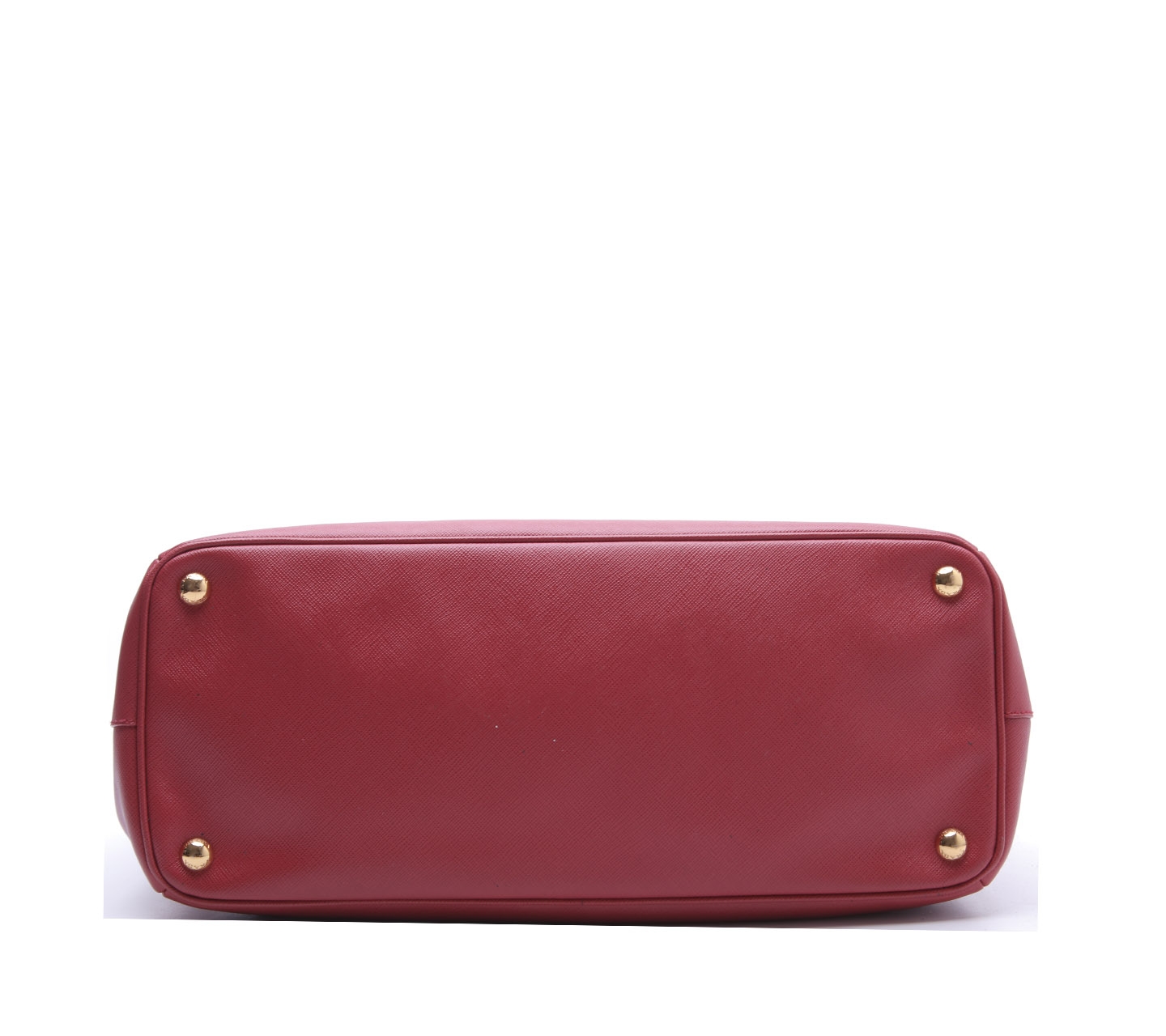 Prada Saffiano Lux Red Satchel Bag