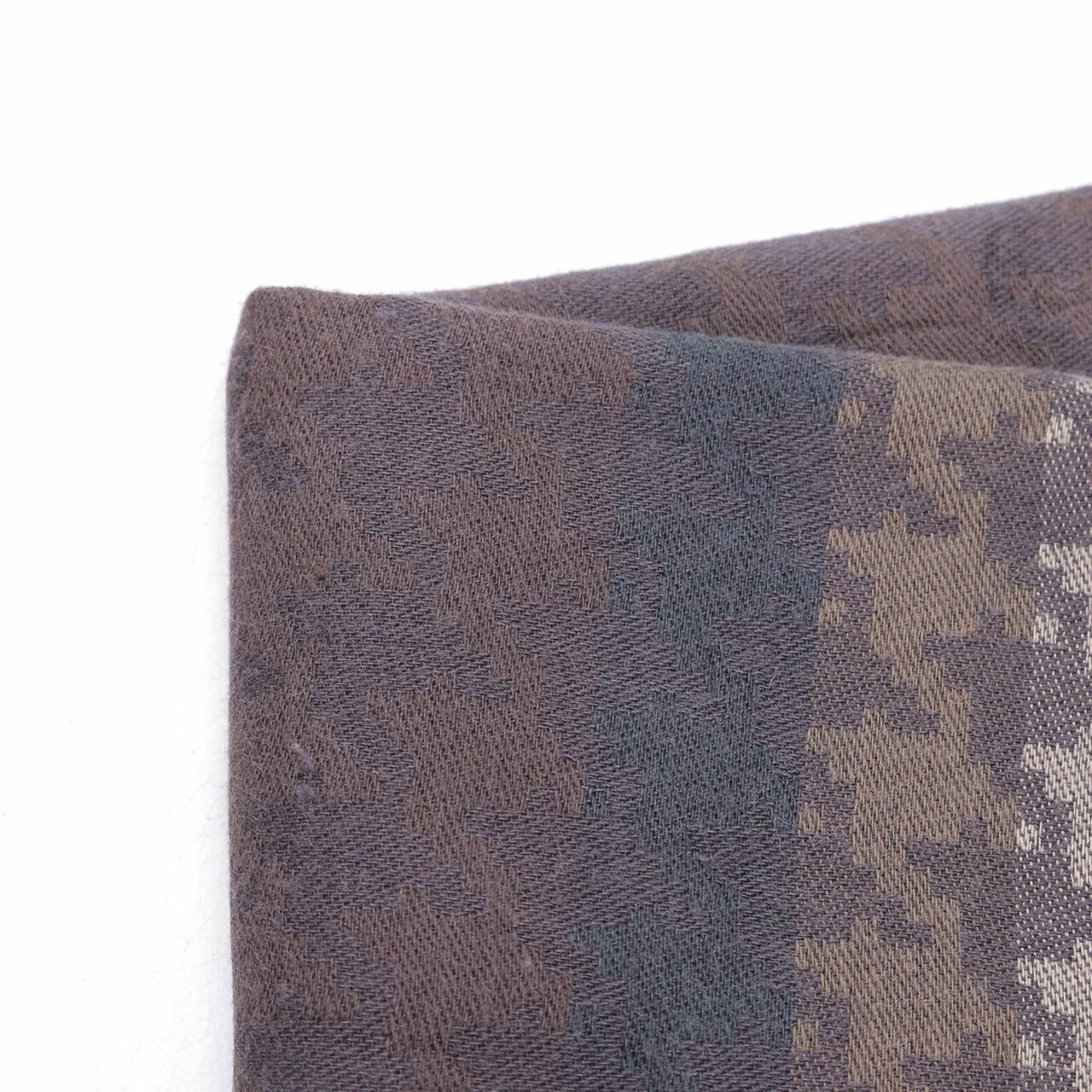 DKNY Brown Houndtooth Scarf